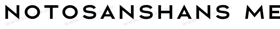 notosanshans medium字体转换